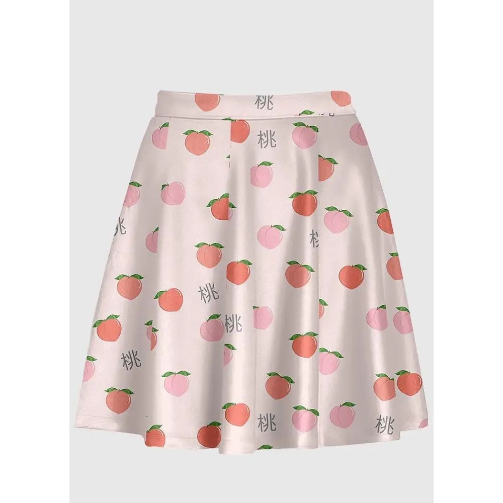 Plus size peachy delight flare skirt - 2x - plus size skirt