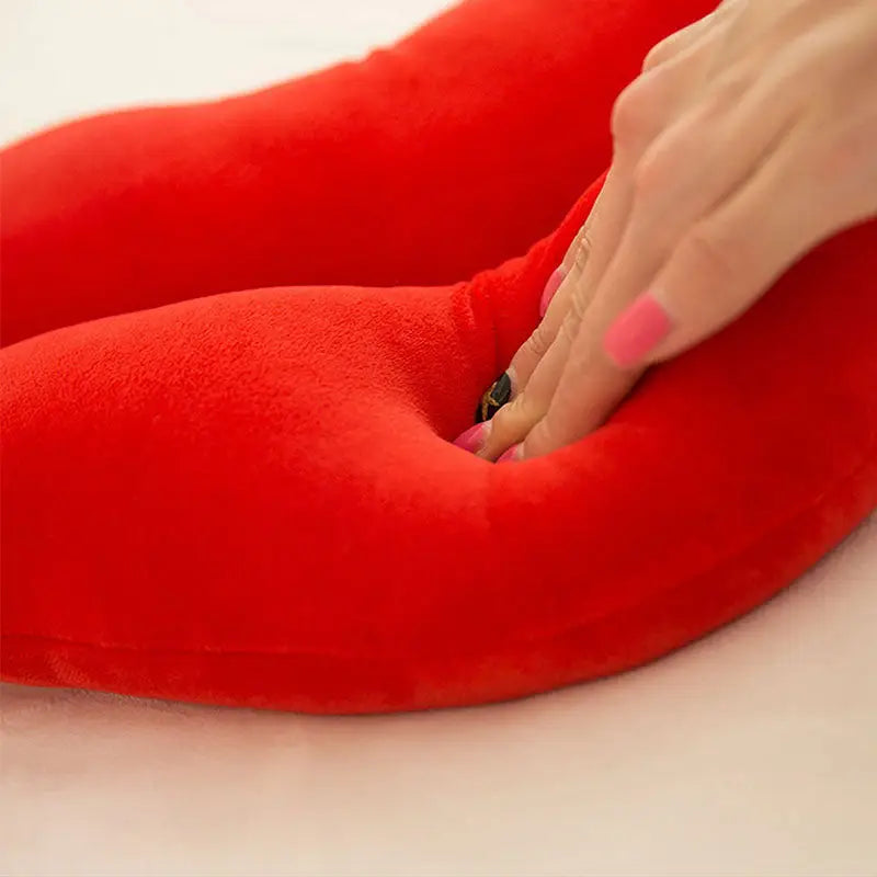 Plush lips cushion - chair & sofa cushions