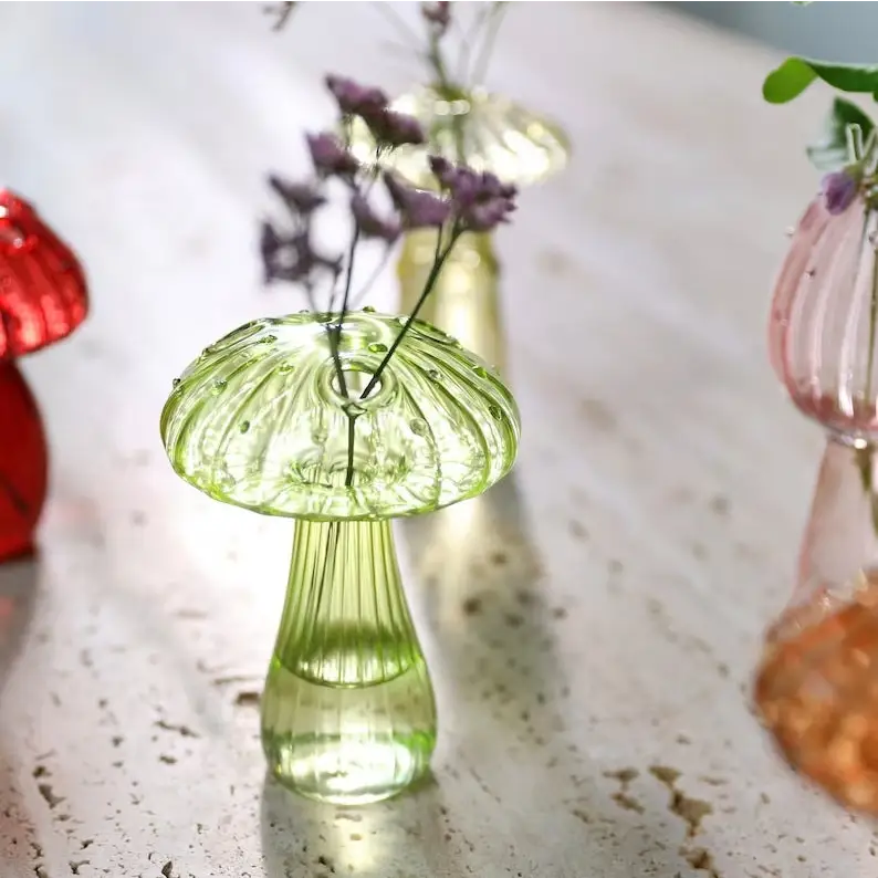 Poisonous mushroom vase for unique room decor