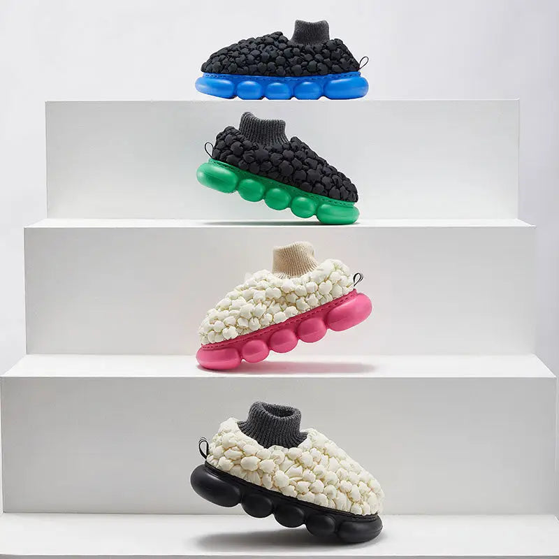 Y2k popcorn slippers for stylish comfort in streetwear fashion