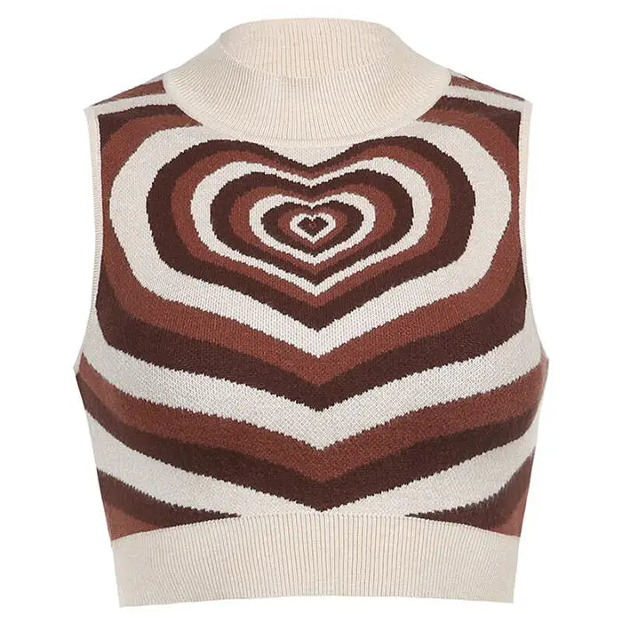 Professional heartbreaker knit vest