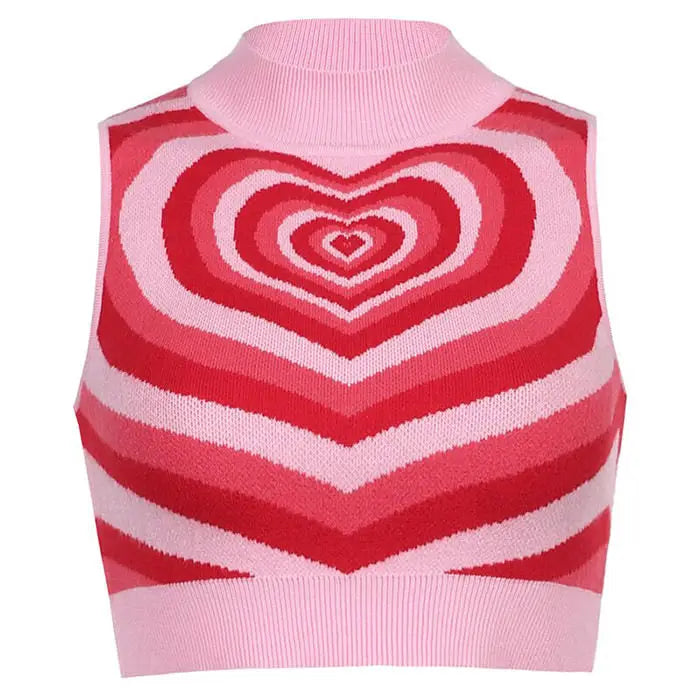 Professional heartbreaker knit vest