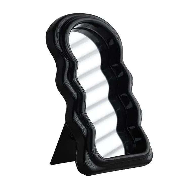 Quirk wave beauty mirror - black