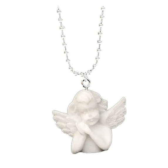 Raphael angel necklace - standart / white