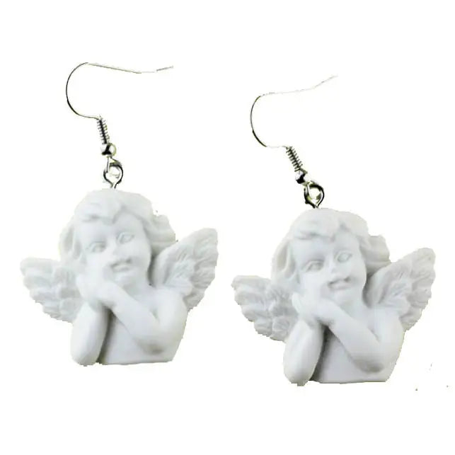 Raphael’s angel earrings - standart / white - earrings