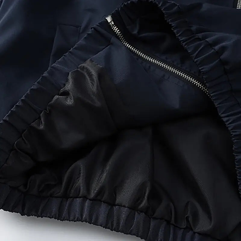 Retro baggy zip-up windbreaker jacket y2k - jackets