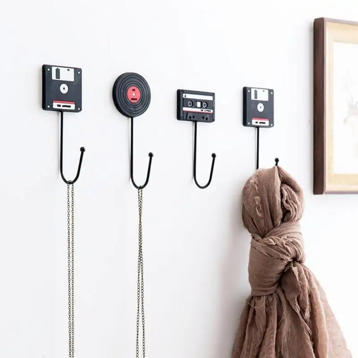 Aesthetic retro style hook hangers for trendy wall decor