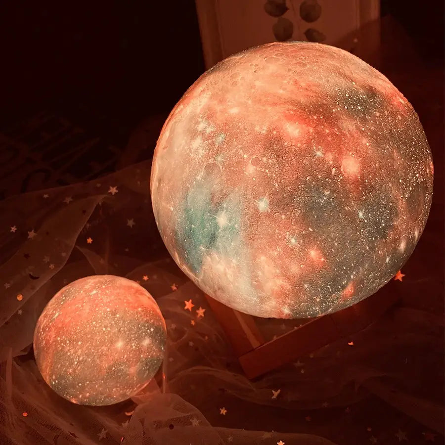 Aesthetic room galaxy lamp for cozy bedroom ambiance