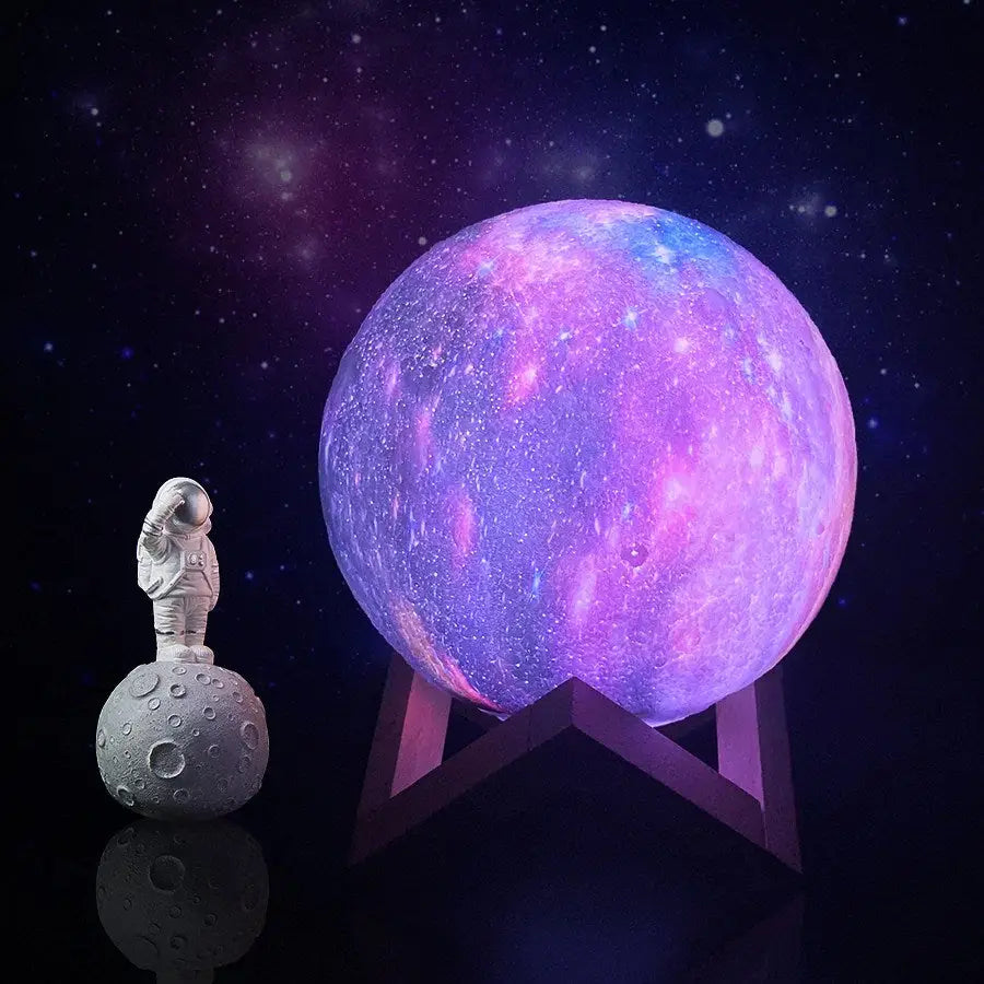 Aesthetic room galaxy lamp for cozy bedroom ambiance