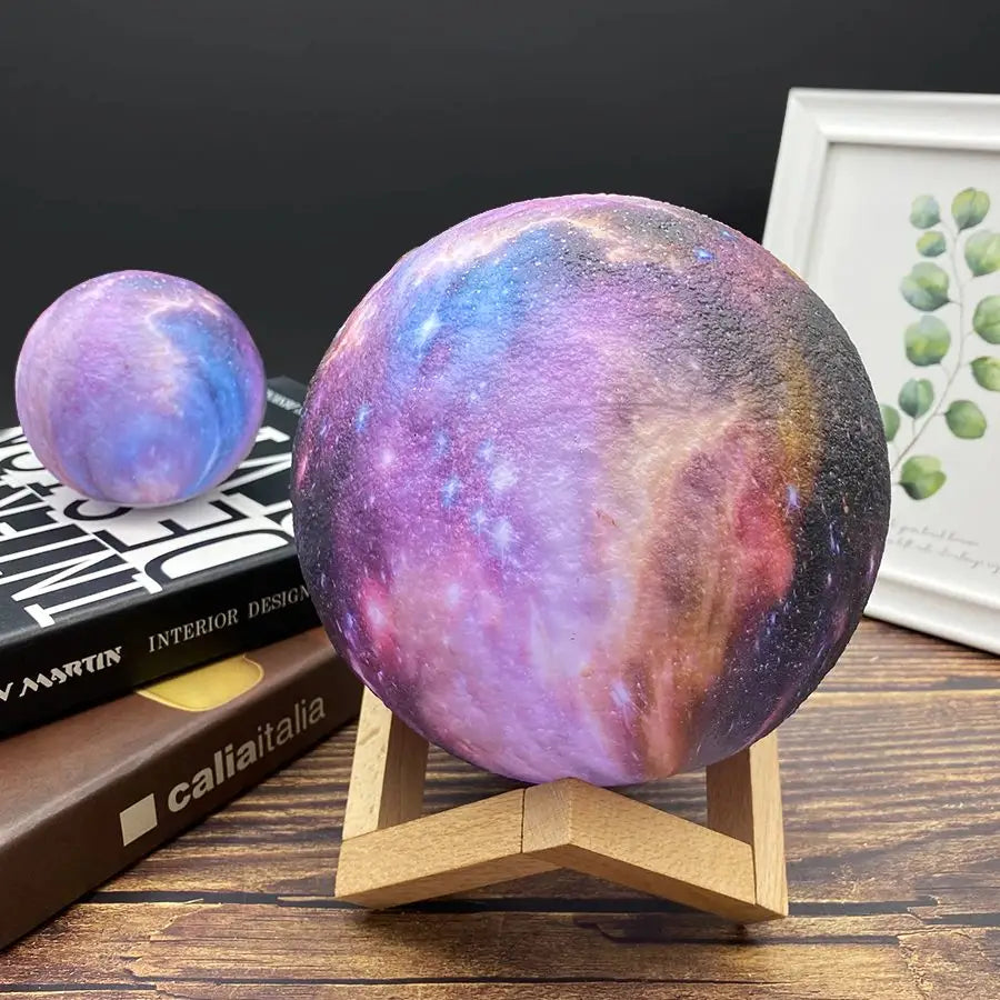 Aesthetic room galaxy lamp for cozy bedroom ambiance