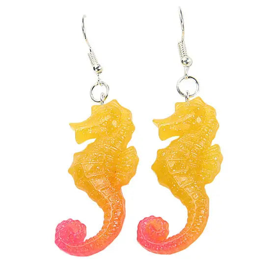 Sea horse earrings - earrings