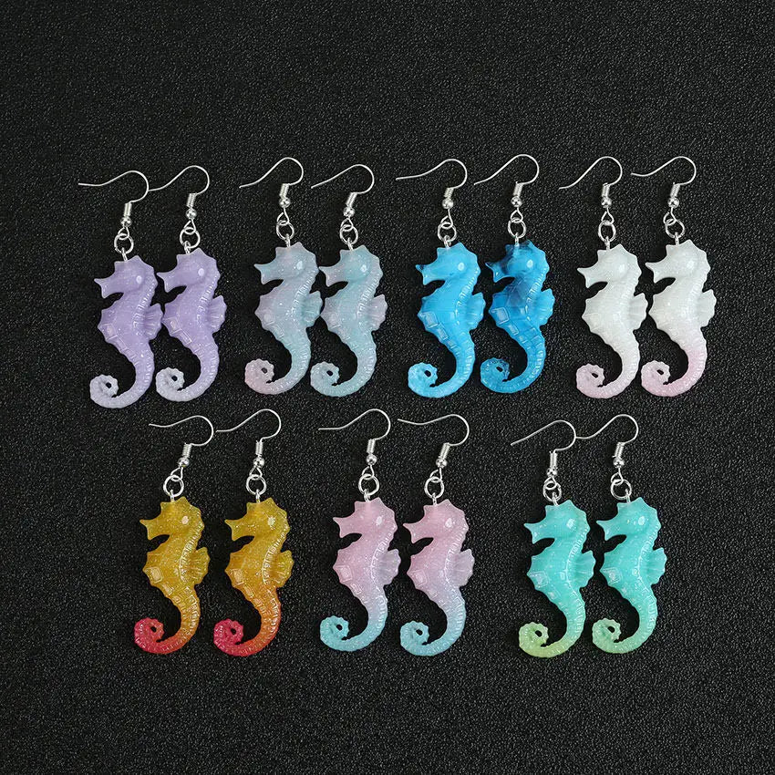 Sea horse earrings - earrings