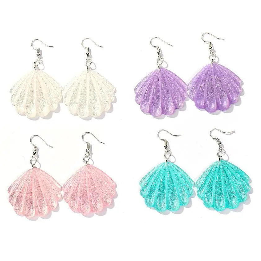 Seashell earrings - earrings