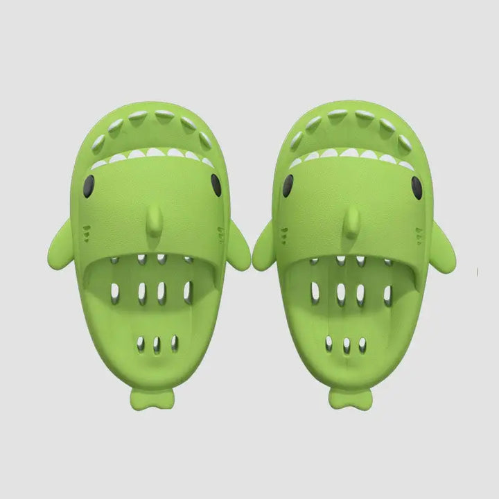 Shark y2k slippers for a bold fashion statement - apple green(leak) / 36/37 (foot 23.5cm)