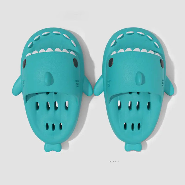 Shark y2k slippers for a bold fashion statement - mint green(leak) / 36/37 (foot 23.5cm)