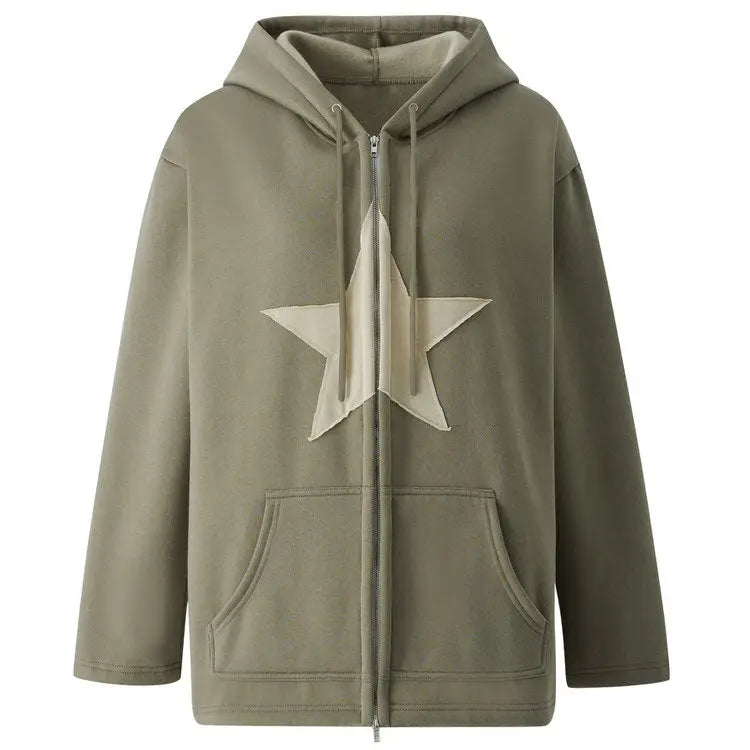 Skater girl star hoodie