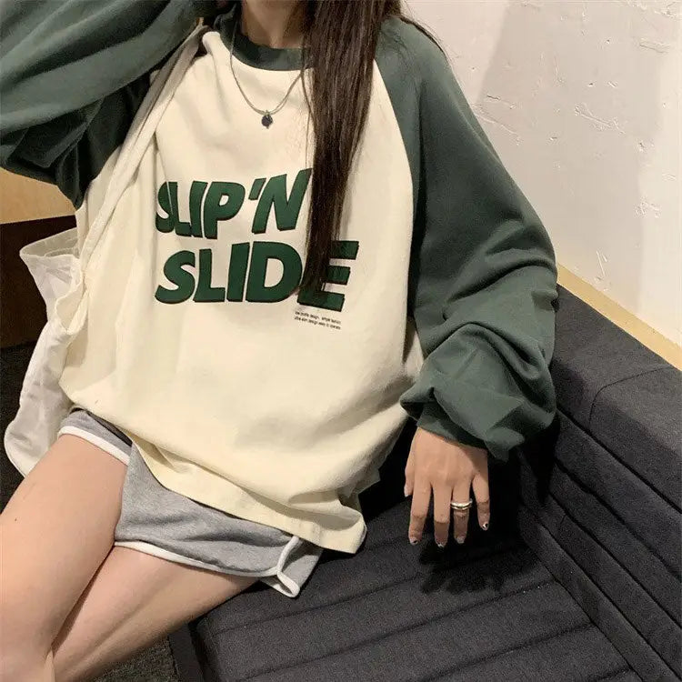 Slip n slide sweatshirt - sweatshirts