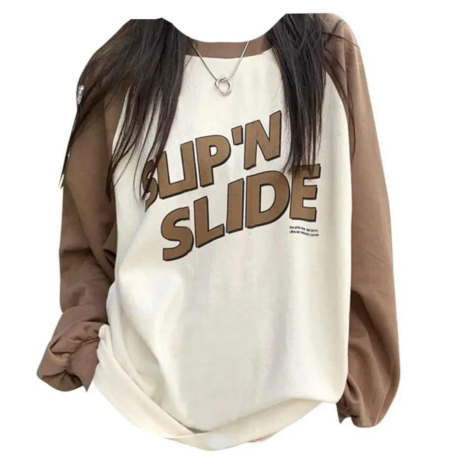 Slip n slide sweatshirt - sweatshirts