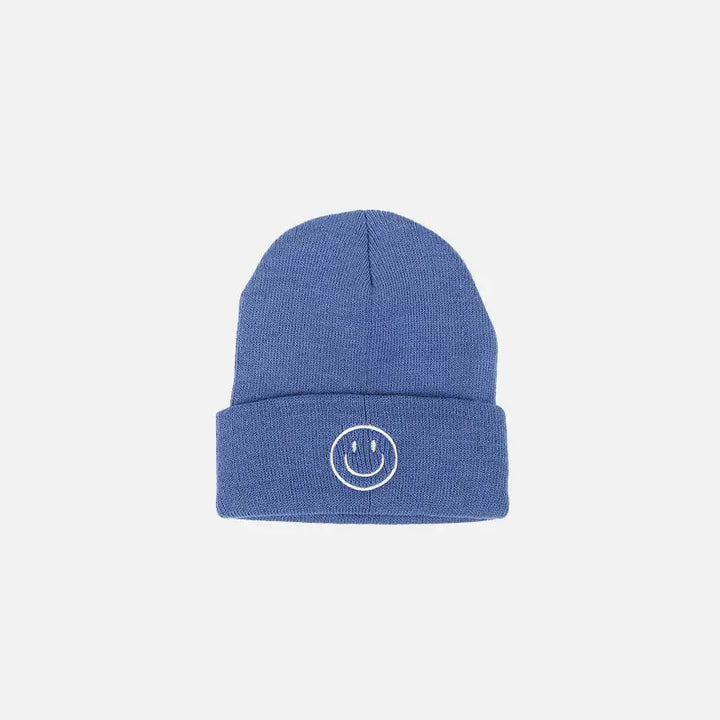 Smile beanie y2k - blue / one size - beanies