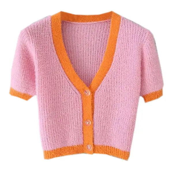 Soft touch crop cardigan