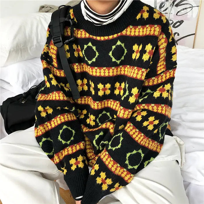 Сottagecore knit sweater - sweaters