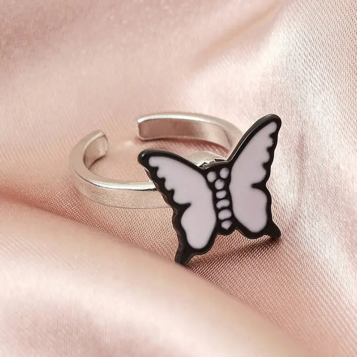 Y2k butterfly anxiety rings for fidgeting and stress relief - ring