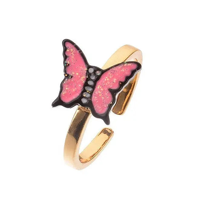 Y2k butterfly anxiety rings for fidgeting and stress relief - ring