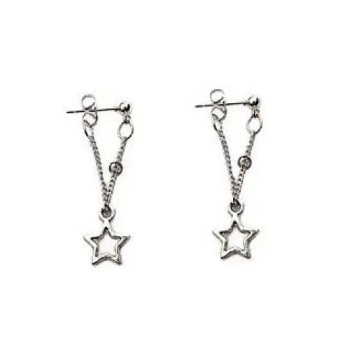 Star child earrings - standart / silver - earrings