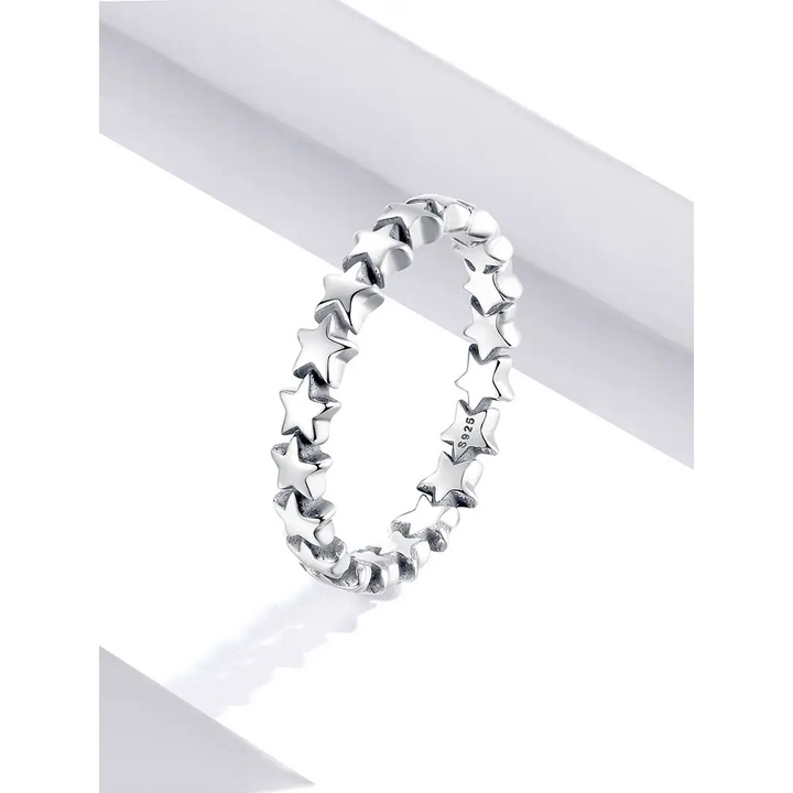 Star silver ring y2k - 9 - rings