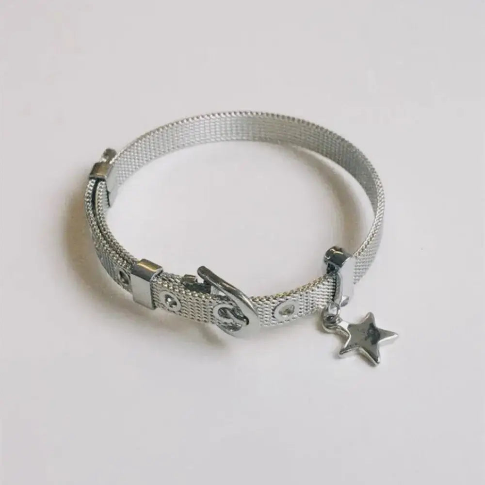 Star titanium steel bracelet y2k - 1pc - bracelets