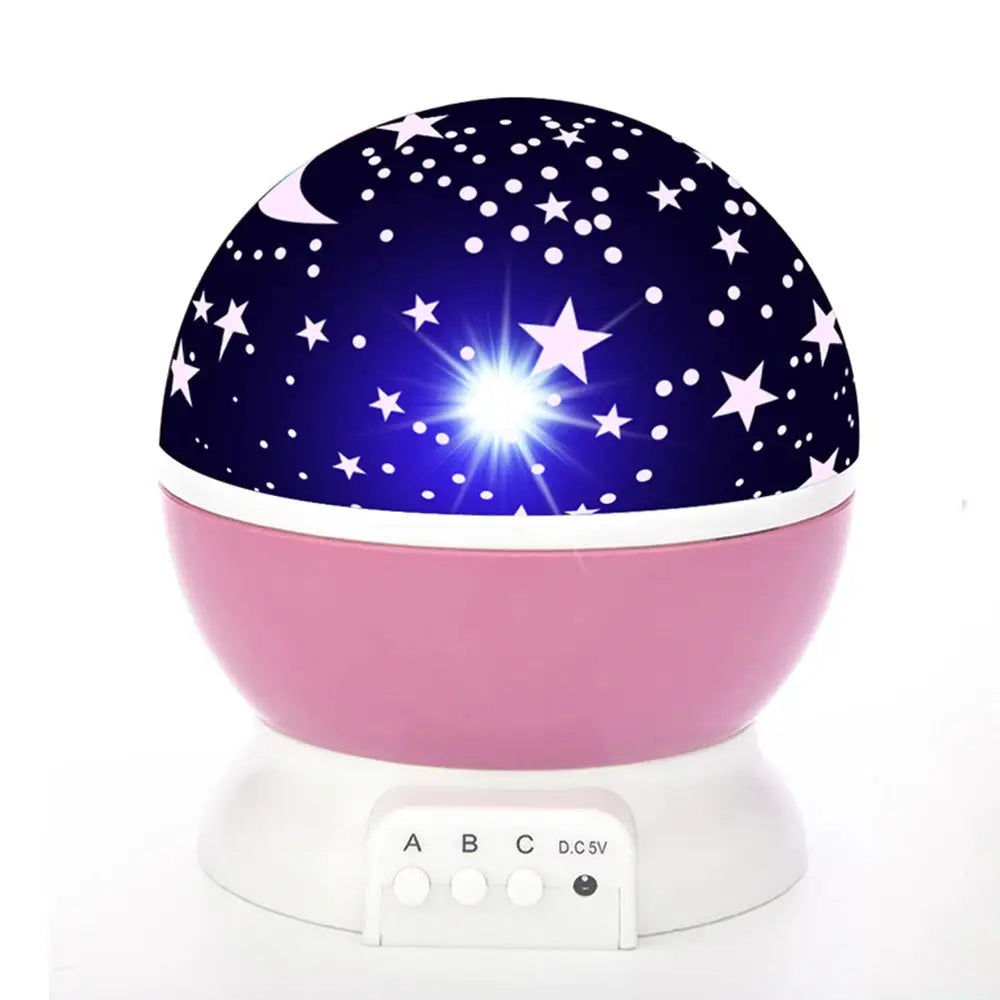 Aesthetic starry sky projector for a dreamy bedroom ambiance - pink