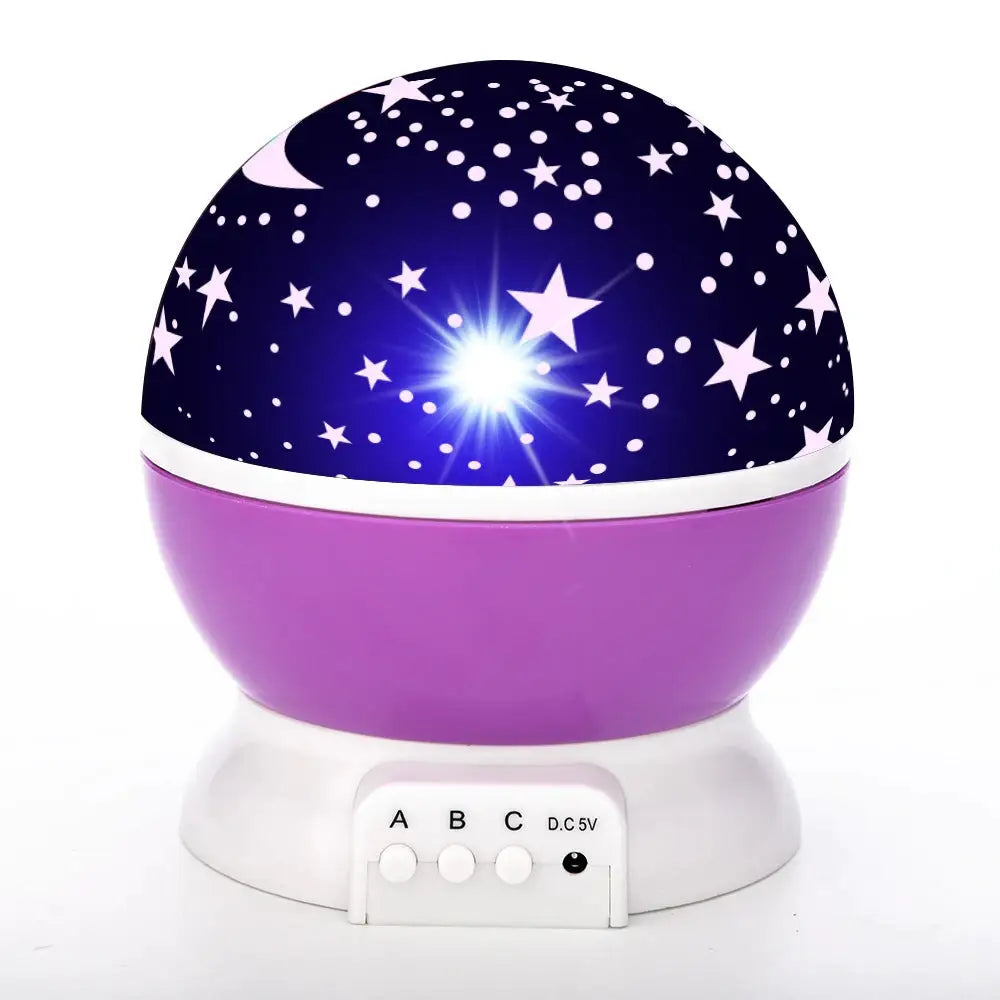 Aesthetic starry sky projector for a dreamy bedroom ambiance - purple