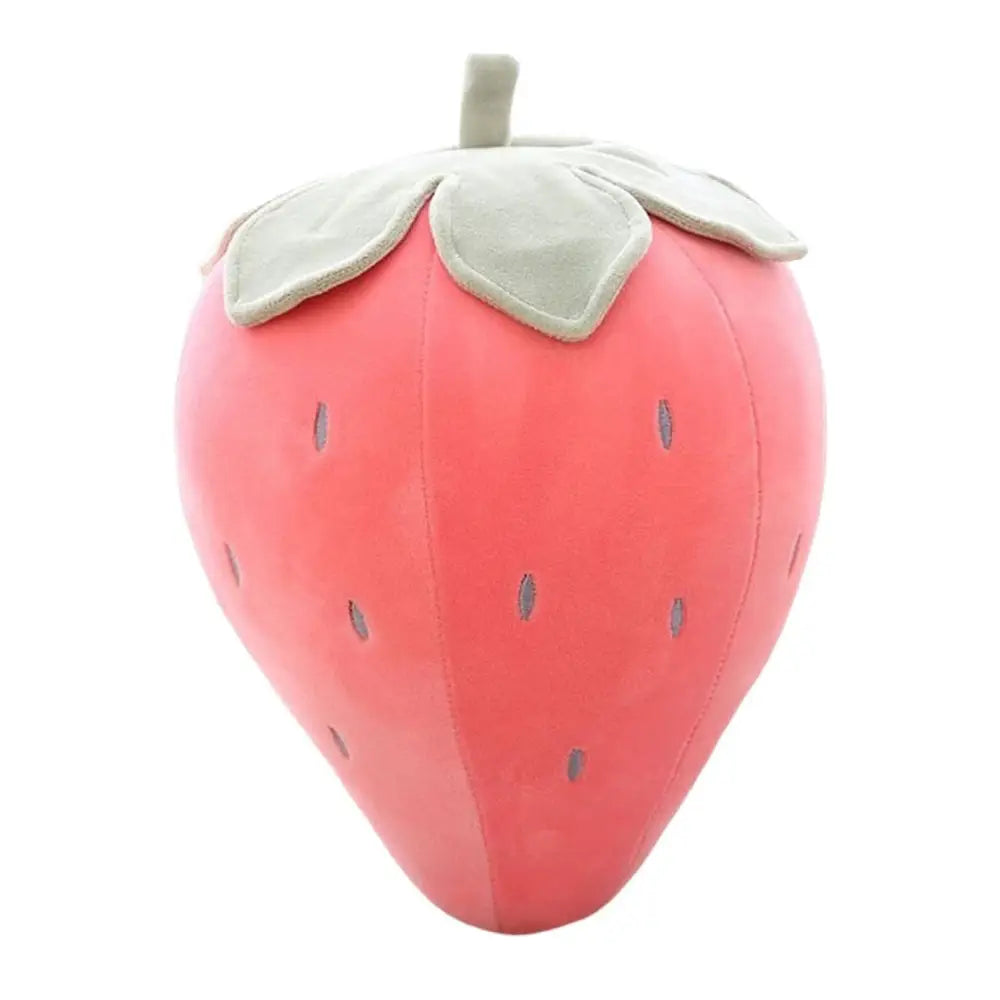 Cute strawberry cushion for y2k aesthetic cuddling - pink