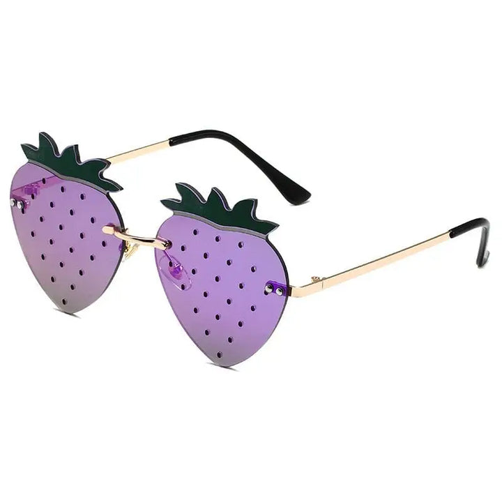 Y2k stylish sunglasses with elegant ornaments for ladies - 15.purple membrane / as shown