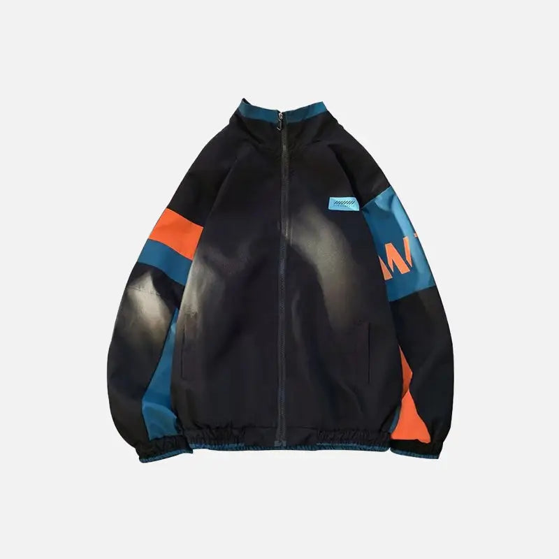Streetwear spring jacket y2k - black / m - windbreaker jackets