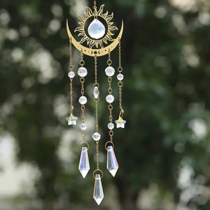 Sun crystal suncatcher for beautiful light refraction in your room