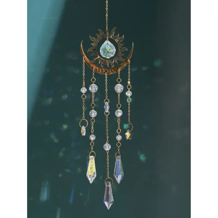 Sun crystal suncatcher for beautiful light refraction in your room