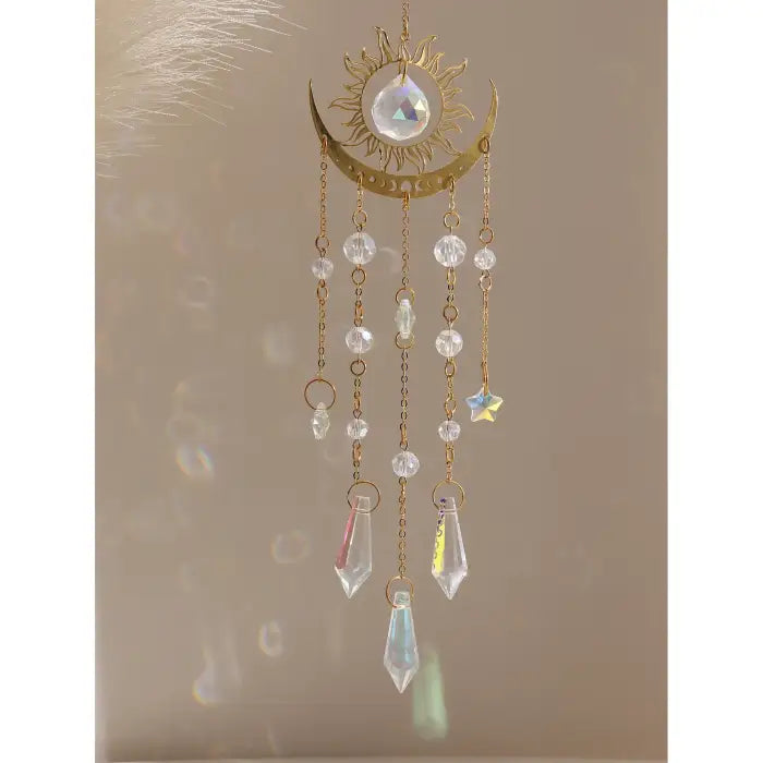 Sun crystal suncatcher for beautiful light refraction in your room