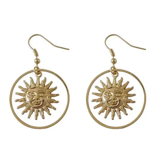 Sun earrings - earrings