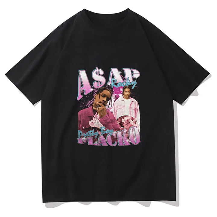 T-shirt asap rocky streetwear y2k - 1 / xs