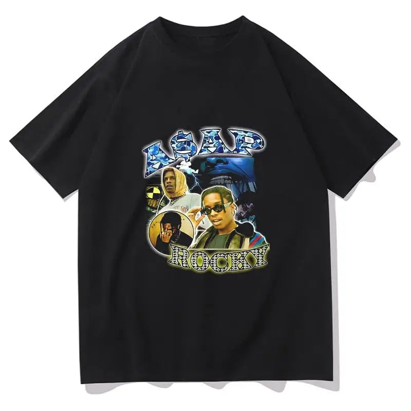 T-shirt asap rocky streetwear y2k - 2 / xs