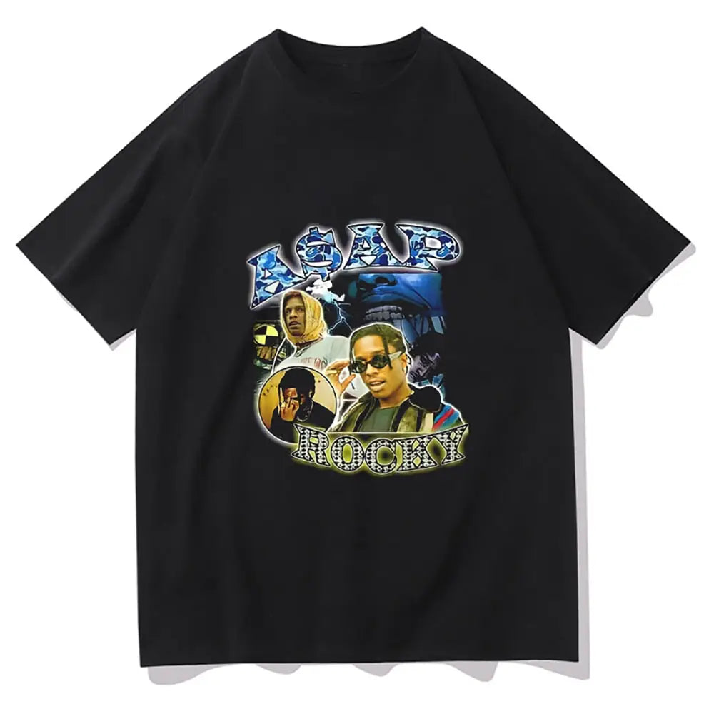 T-shirt asap rocky streetwear y2k