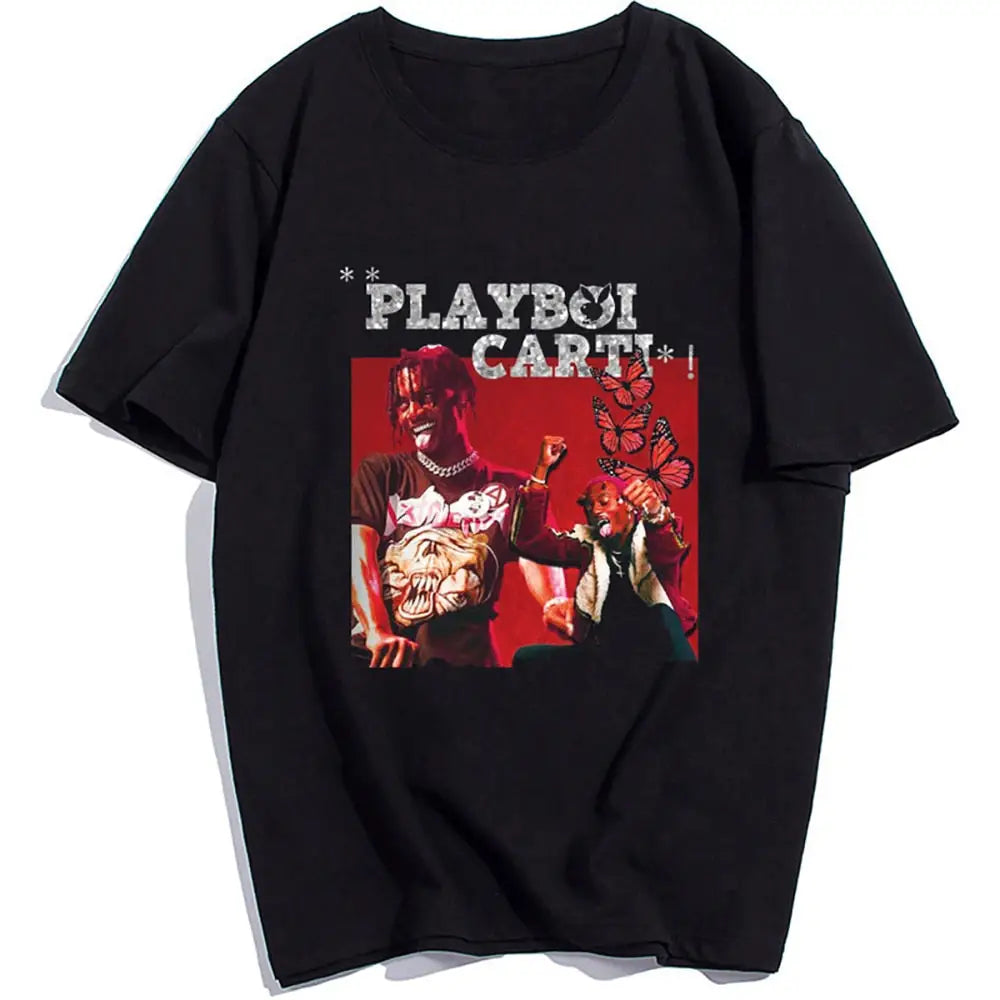 T-shirt y2k playboi carti pour fans - 4 / xs