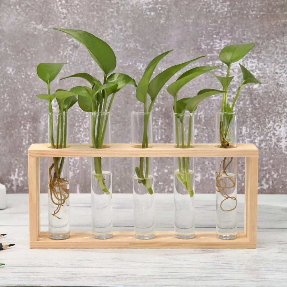 Unique test tube vase for dark academia aesthetic decor - b