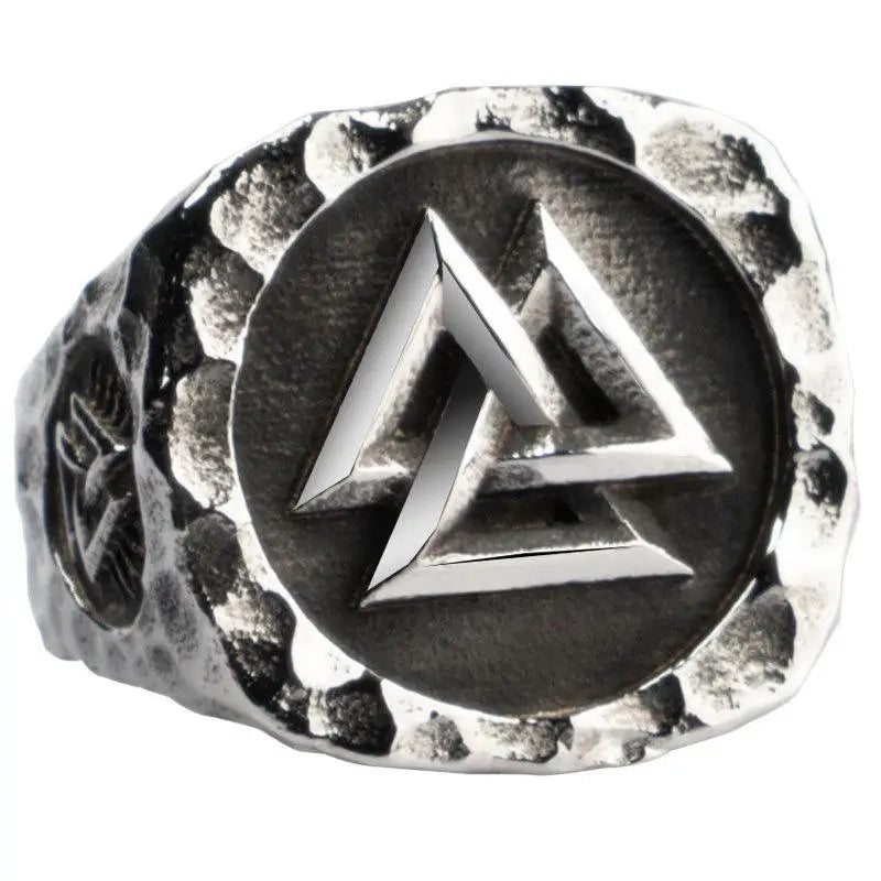 The 4th pyramid vintage ring y2k - silver / 54mm - rings