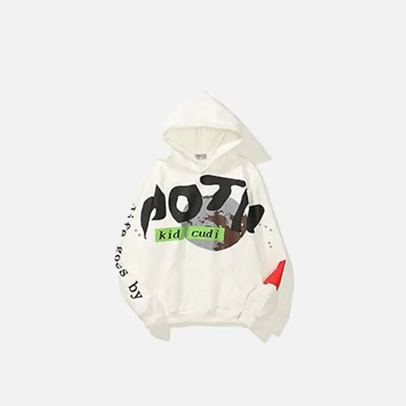 The chosen kid cudi hoodie y2k - white / s - hoodies