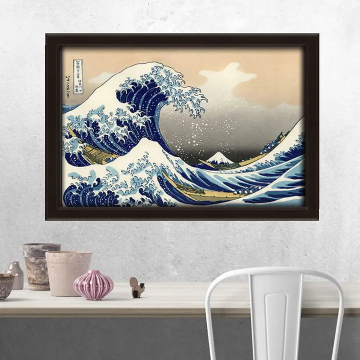 The great wave of kanagawa poster for y2k aesthetic lovers