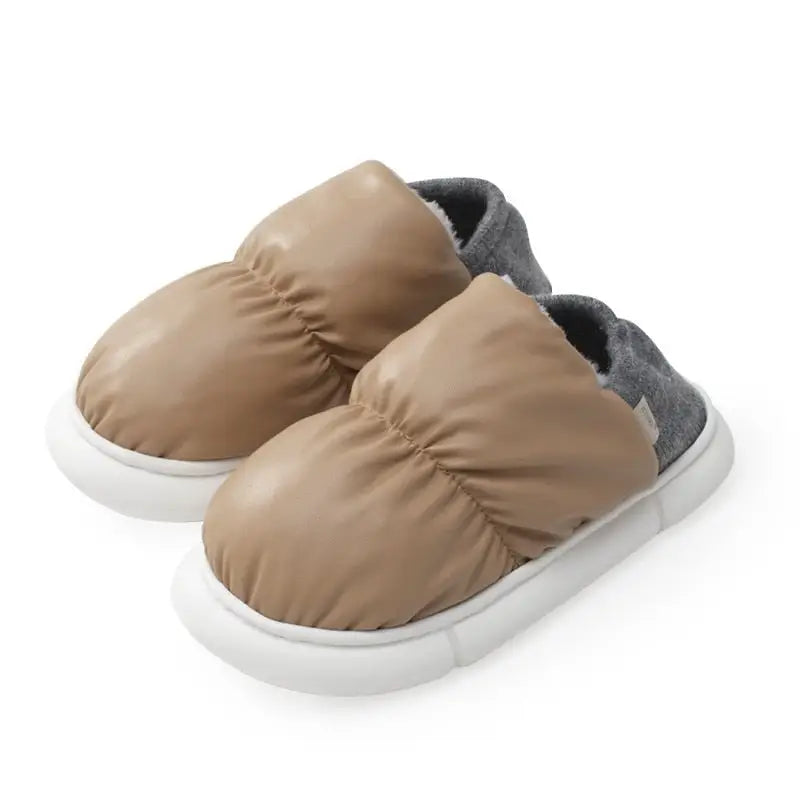 Y2k thick winter slippers for stylish cold weather comfort