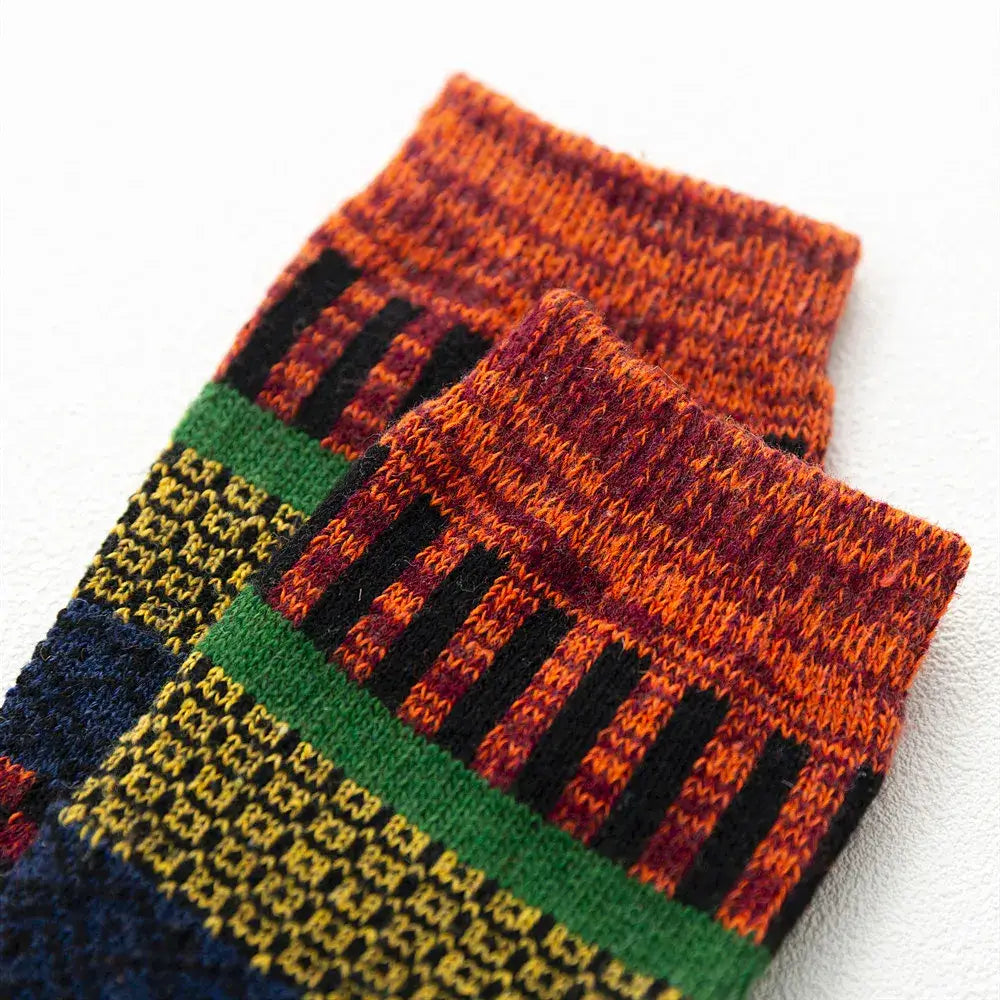 Retro wool y2k socks for stylish warmth this winter