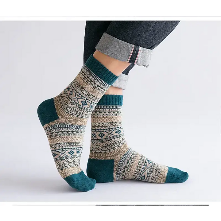 Retro wool y2k socks for stylish warmth this winter